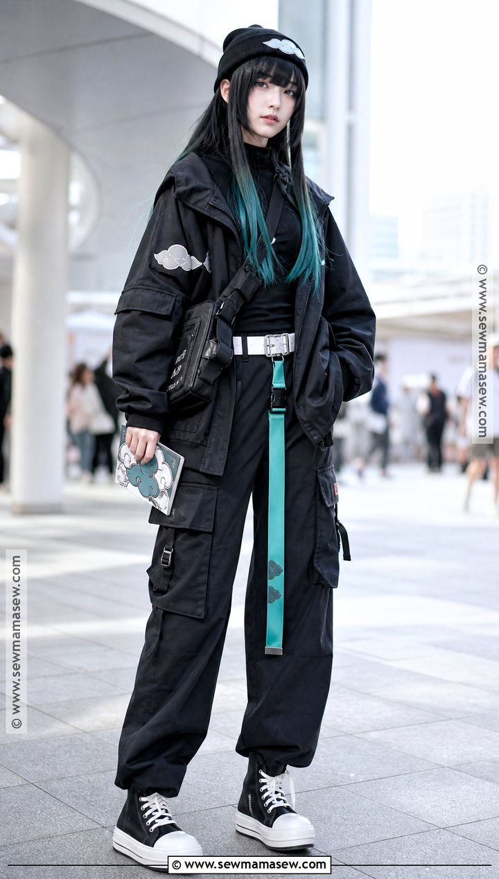 Streetwear Tokito Cosplay With Cargo Pants - 35 tokito cosplay ideas