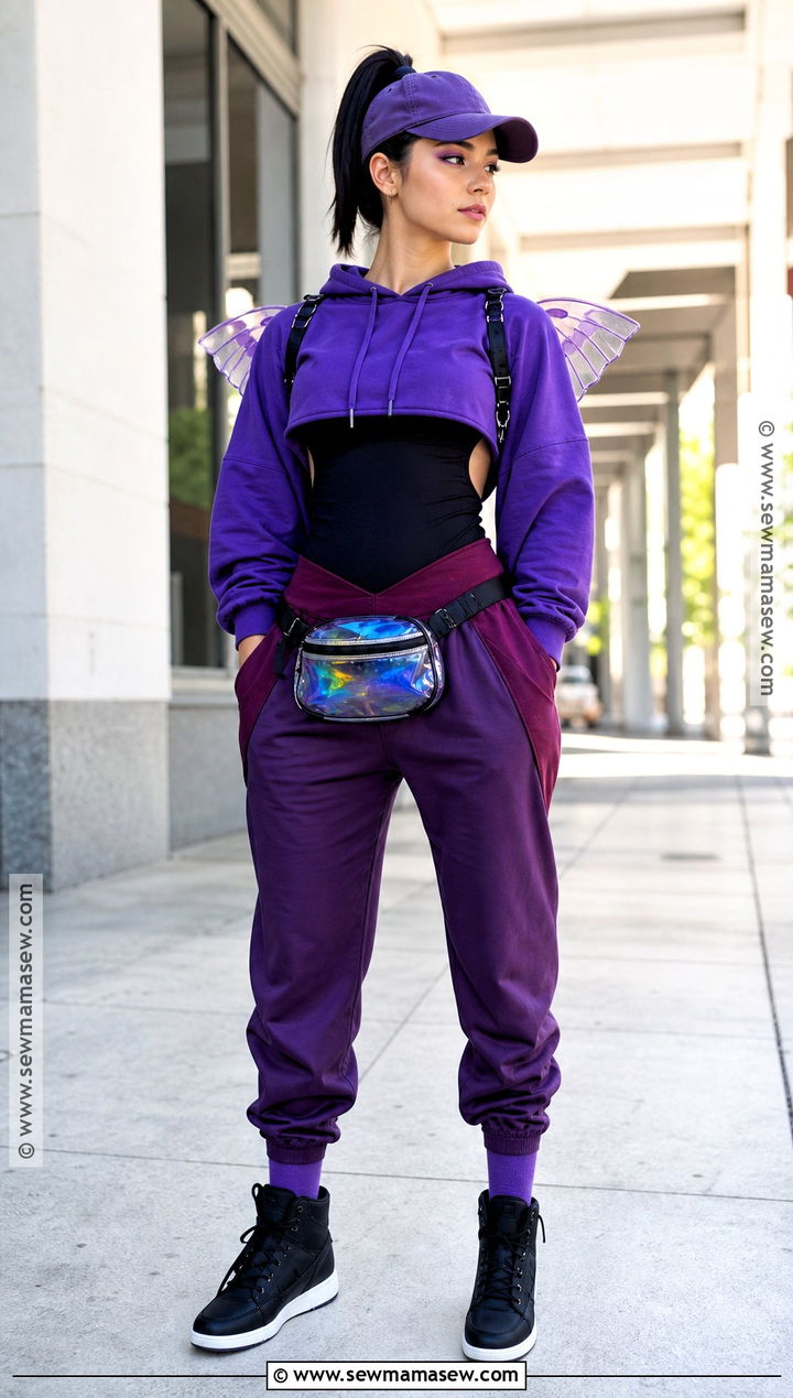 Streetwear Vidia Costume With Purple Hoodie - 30 vidia tinkerbell costume ideas