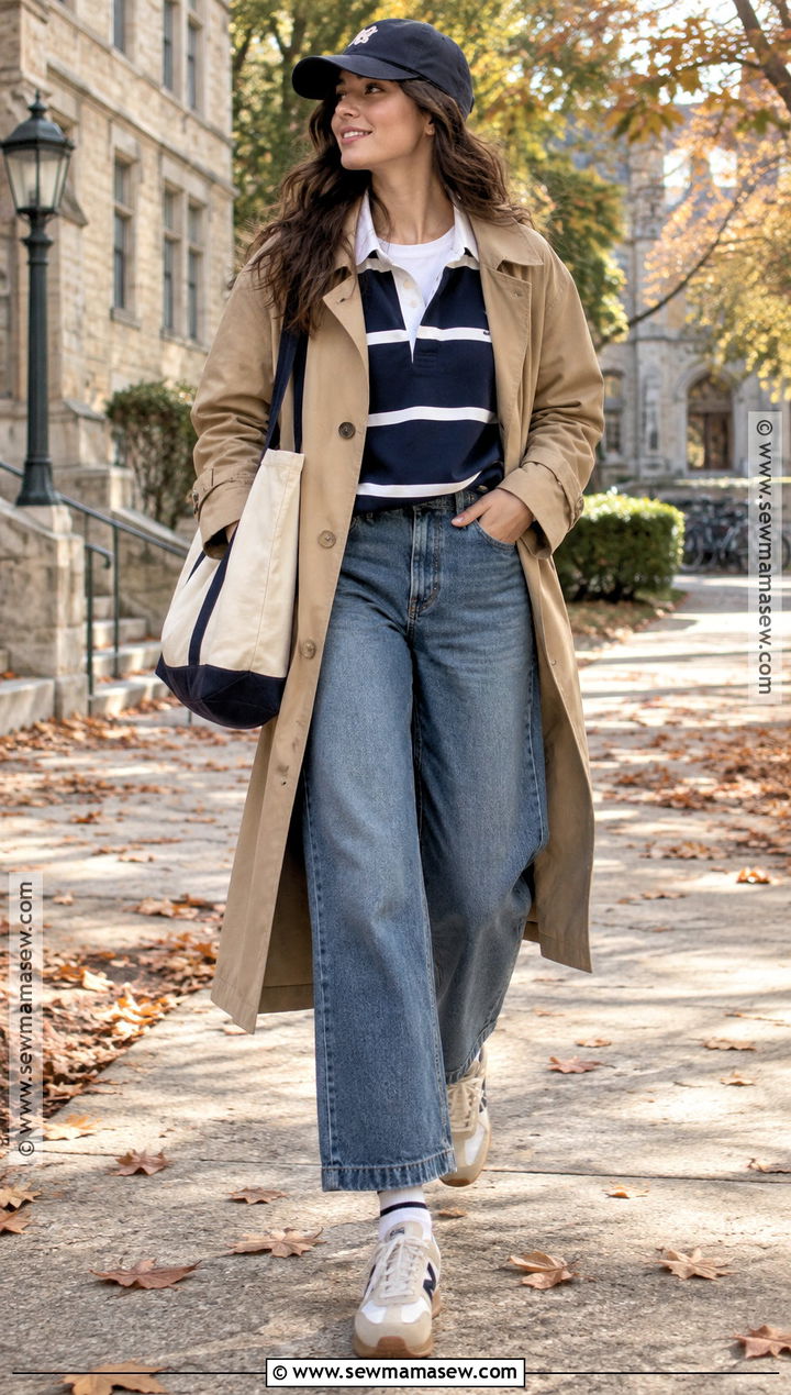 Striped Socks With Retro Sneakers - 20 fall socks ideas