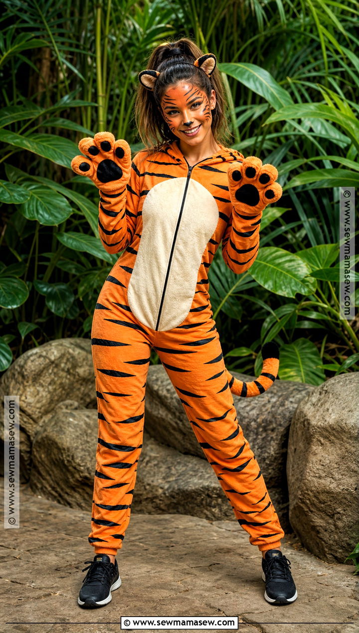 Striped Tiger Costume - 40 animal costume ideas