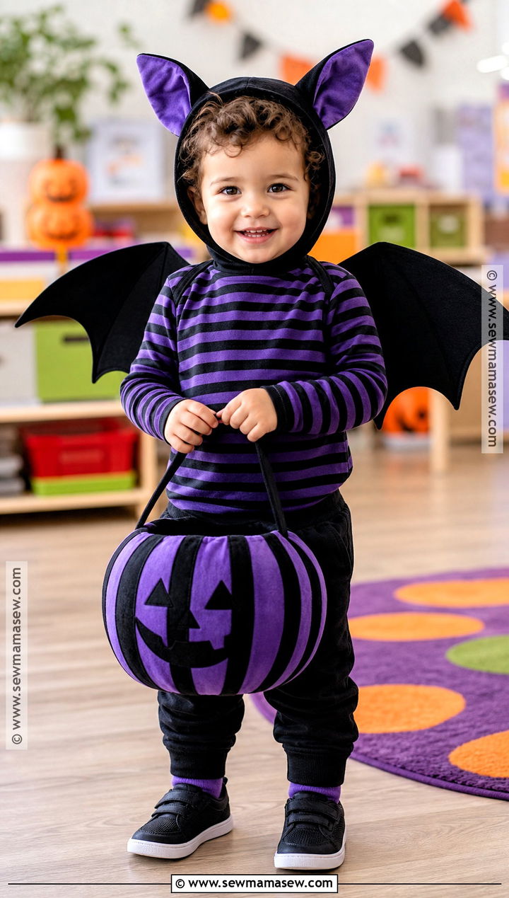 Striped Toddler Bat Costume - 30 toddler bat costume ideas