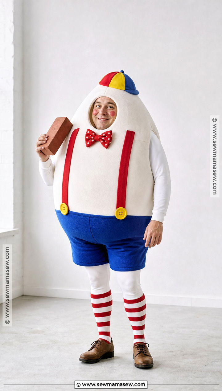 Stuffed Egg Humpty Dumpty Costume - 30 humpty dumpty costume ideas