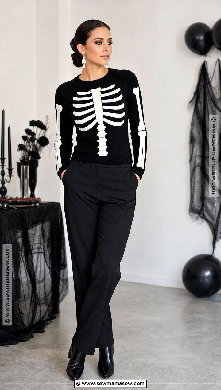 Subtle Skeleton Costume - 35 subtle halloween costumes