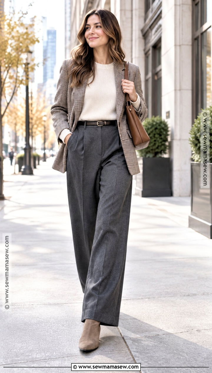 Suede Ankle Boots With Wide Leg Pants - 20 womens boots for fall