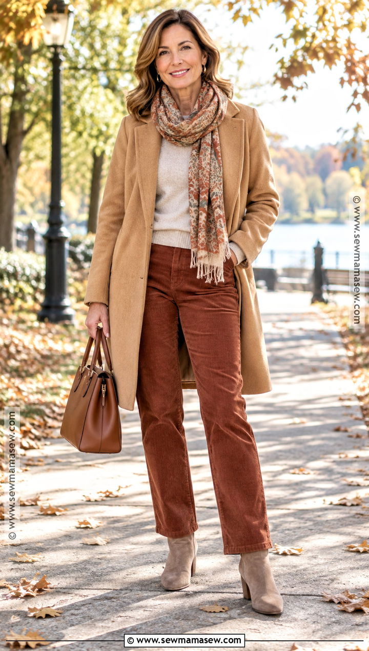 Suede Boots With Corduroy Pants and Wool Coat - 15 boots fall 2026