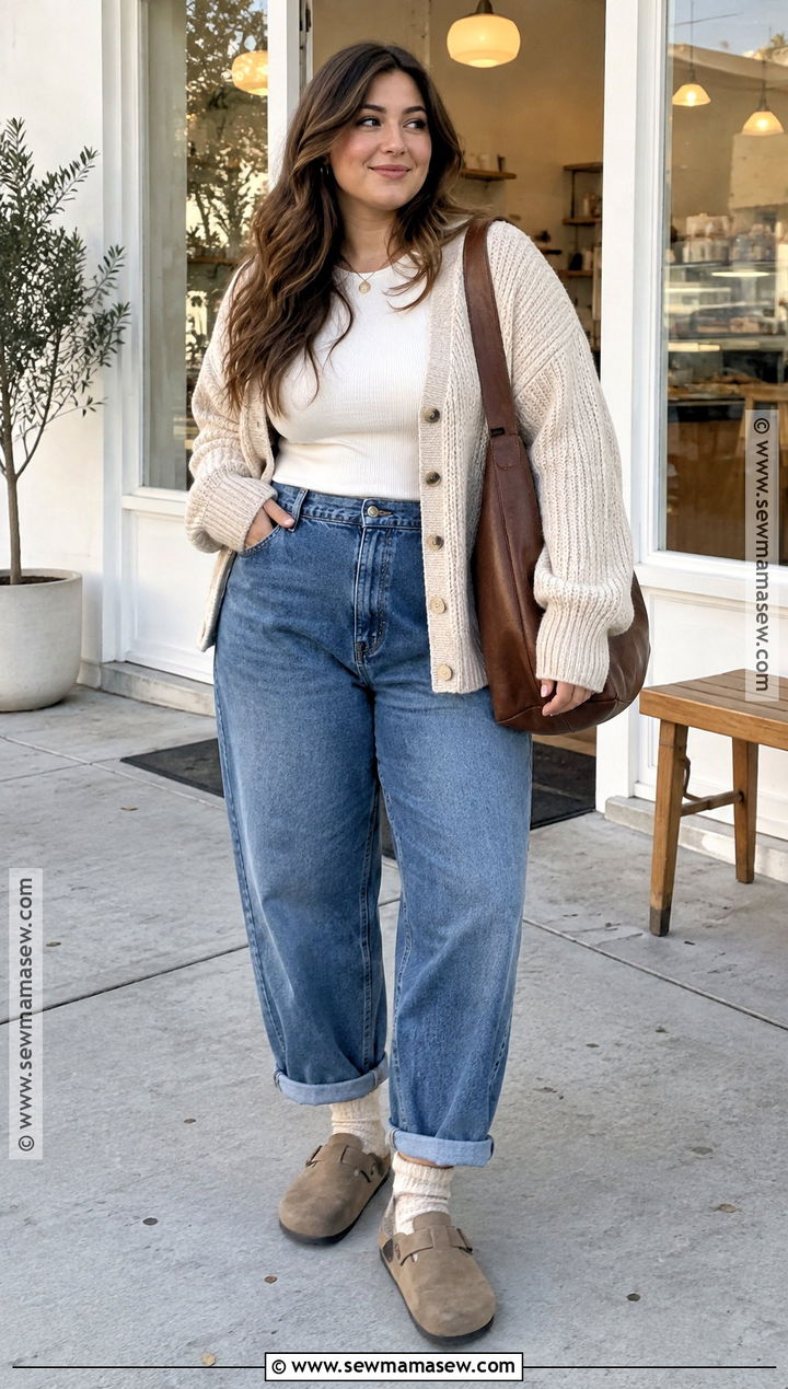 Suede Clogs With Barrel Jeans - 15 fall shoes for women