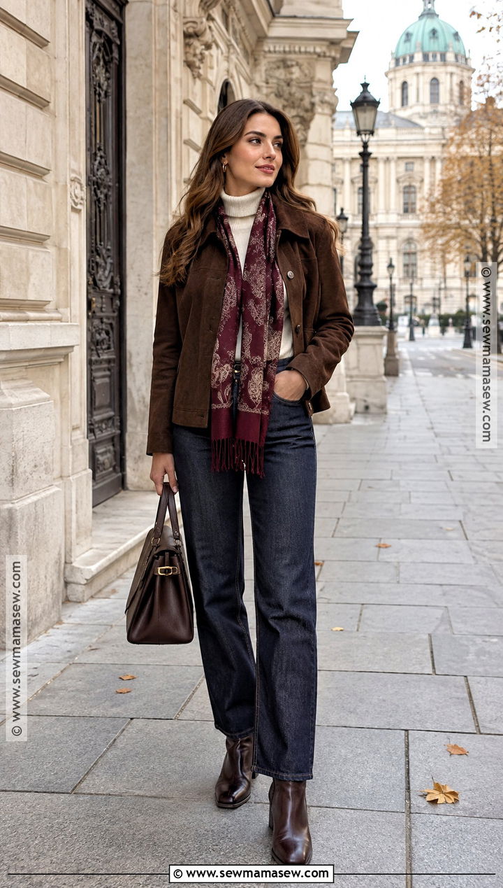 Suede Jacket Vienna Autumn Outfit - 20 vienna outfit autumn ideas