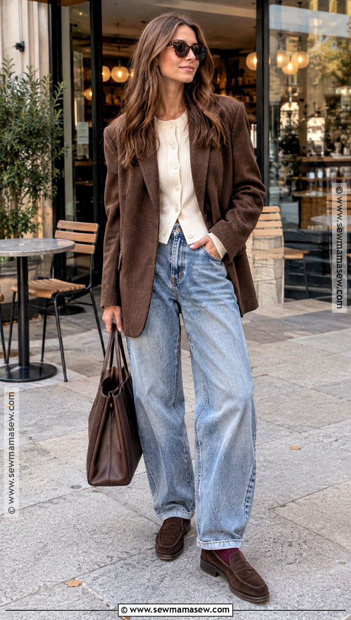 Suede Loafers With Baggy Jeans - 25 fall winter shoes