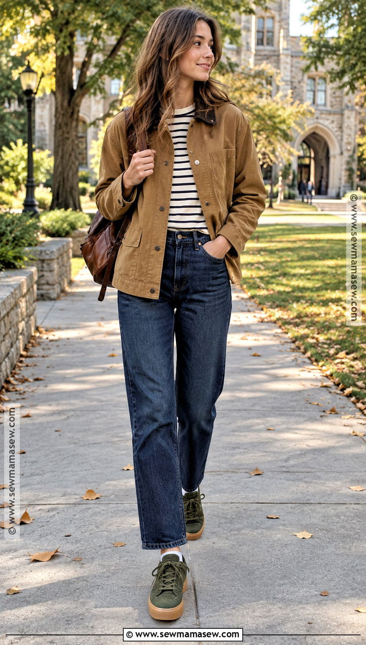 Suede Sneakers With Dark Wash Jeans - 15 back to school shoe trends
