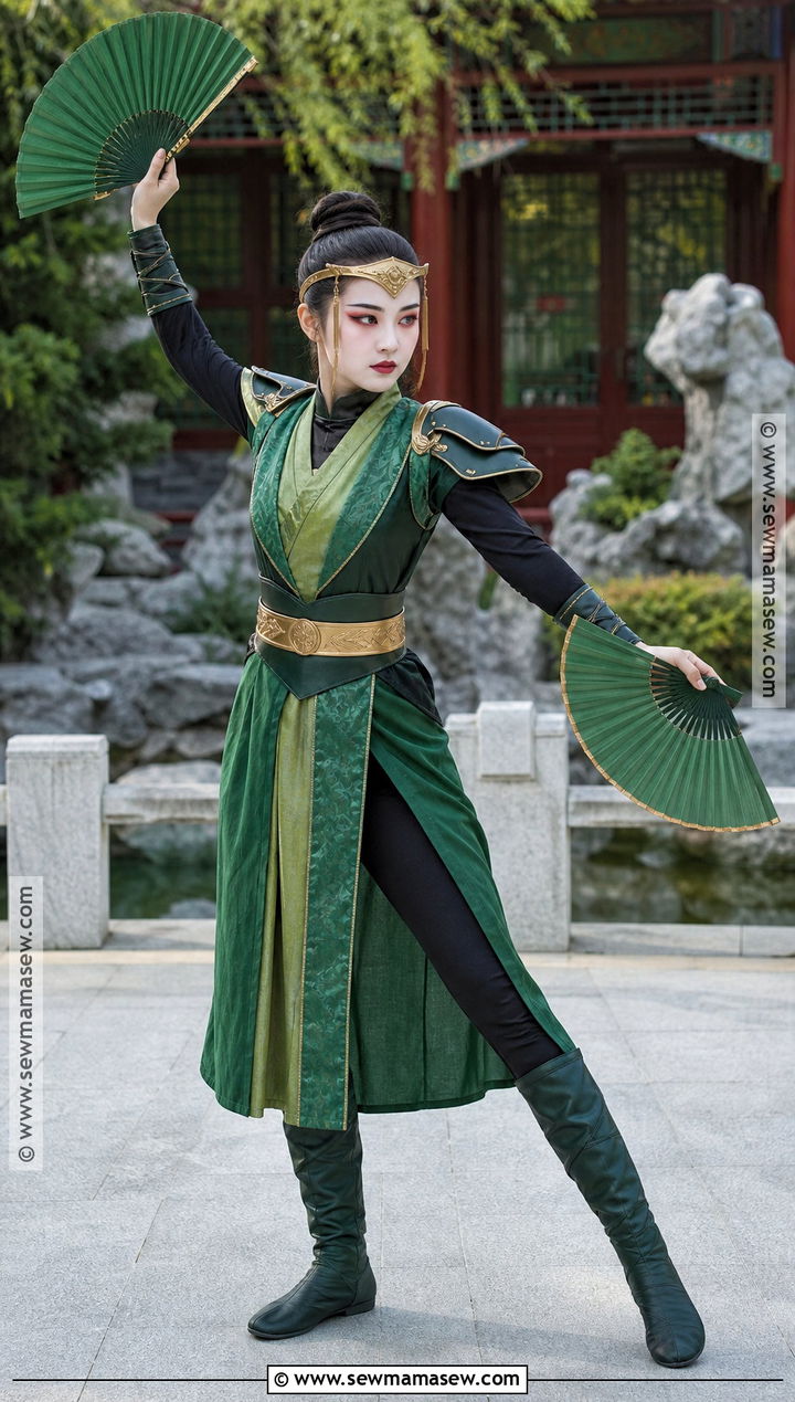 Suki Kyoshi Warrior Costume - 30 Avatar Costume Ideas