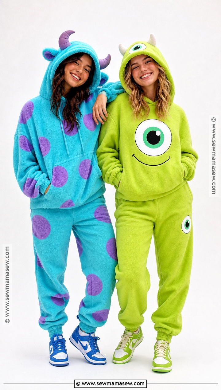 Sulley And Mike Costume - 35 iconic duo halloween costumes