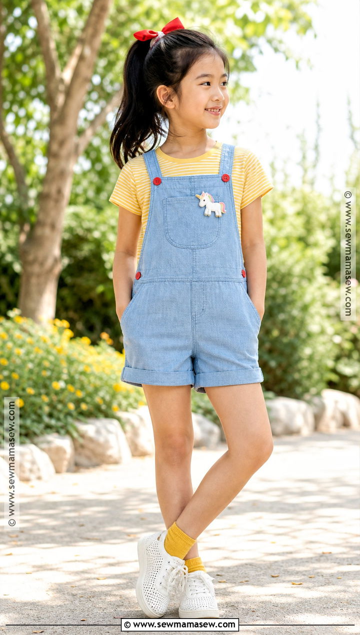 Summer Agnes Costume With Cotton Shortalls - 30 agnes costume ideas