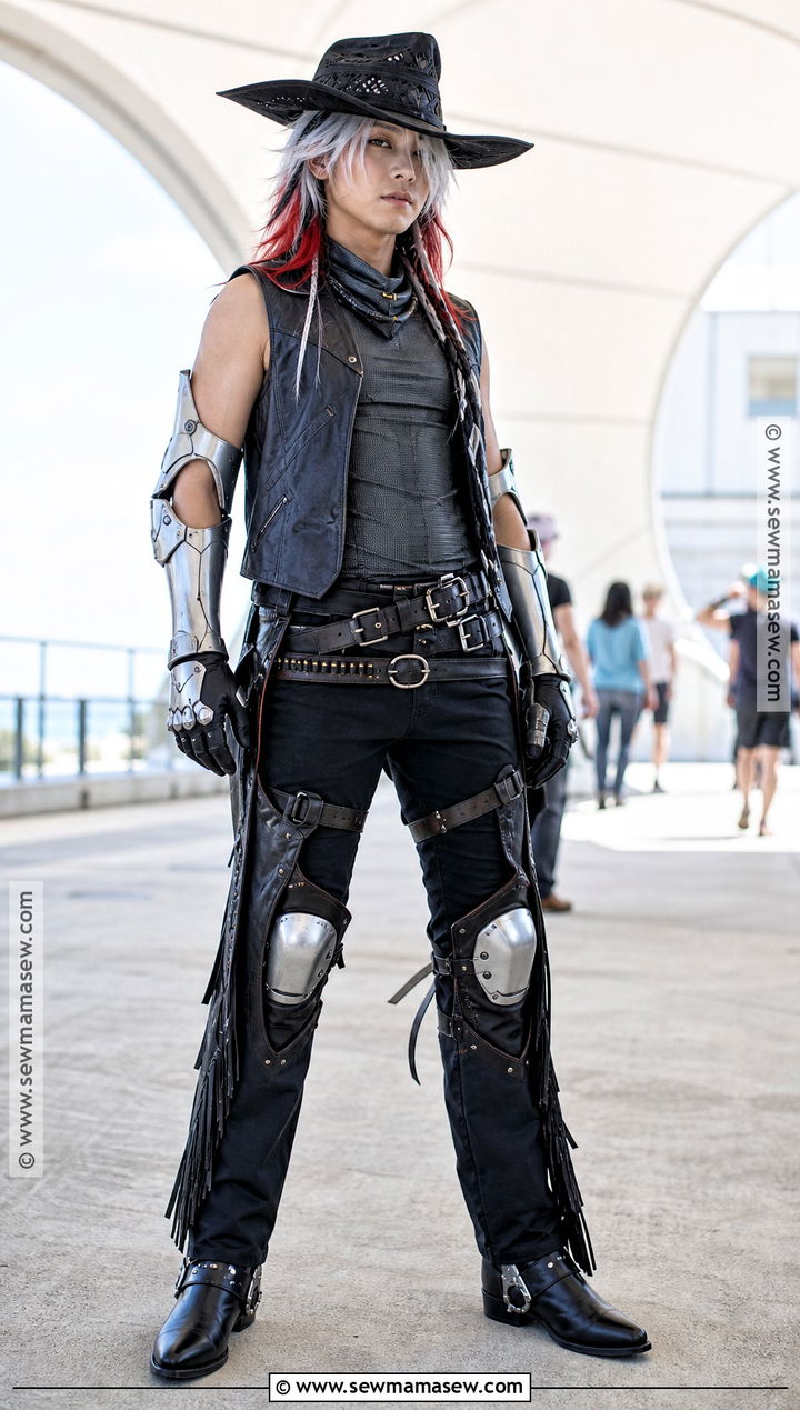 Summer Boothill Cosplay With Sleeveless Vest - 30 Boothill Cosplay Ideas