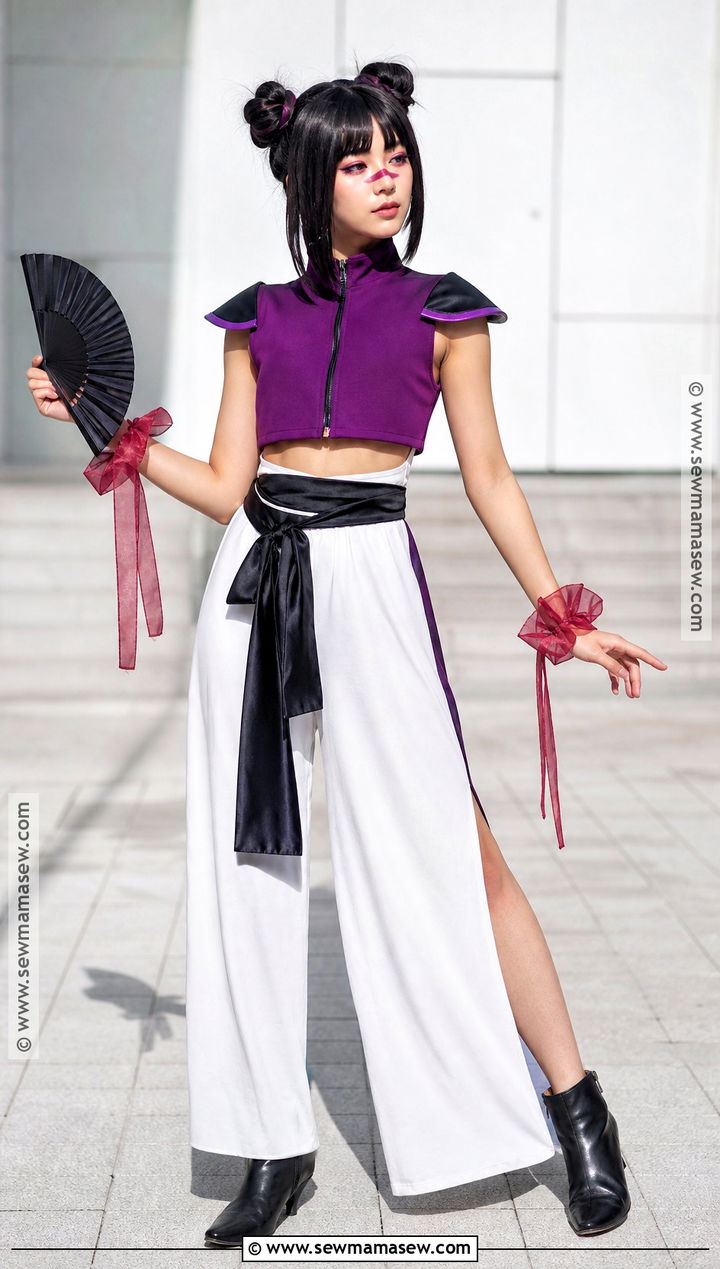 Summer Choso Cosplay With Sleeveless Tunic - 35 Choso Cosplay Fem Ideas