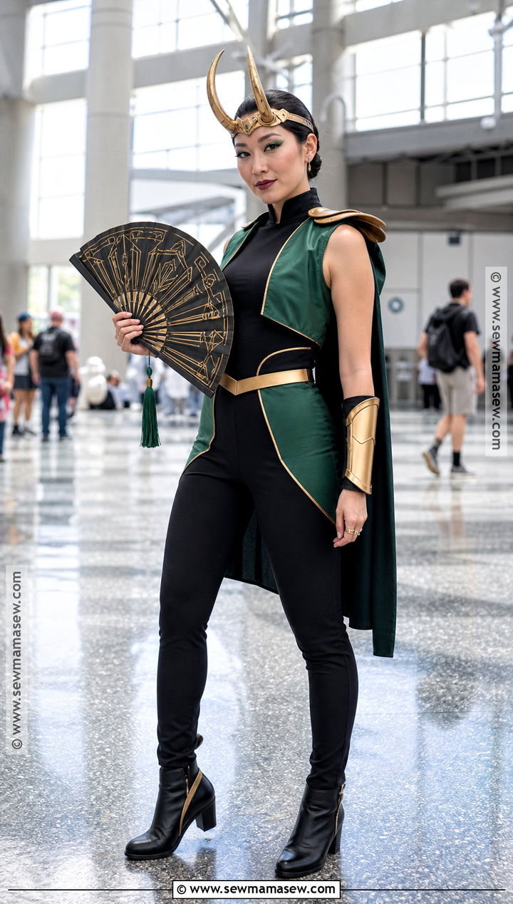 Summer Convention Lady Loki Cosplay With Short Cape - 30 lady loki cosplay ideas
