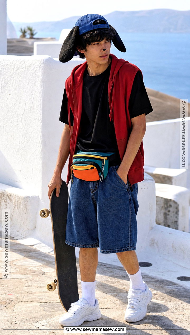 Summer Max Goof Costume With Denim Shorts - 40 max goofy costume ideas