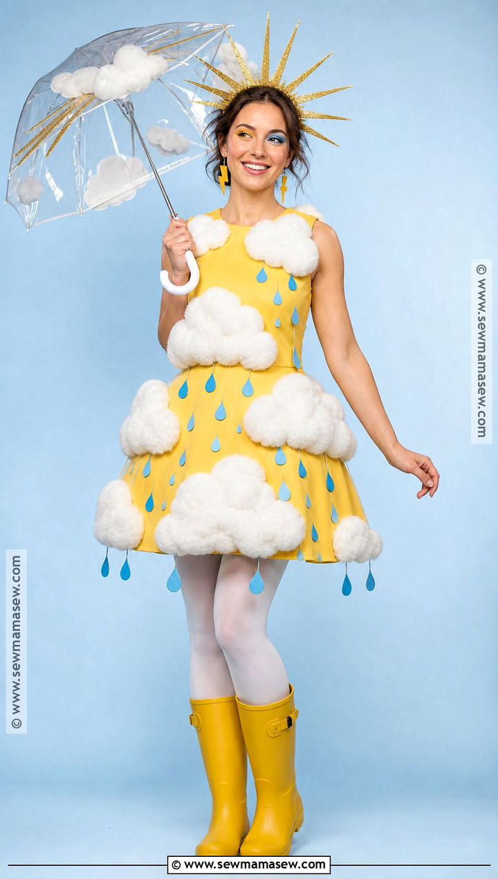 Sun And Cloud Costume - 30 Sun Costume Ideas for Women