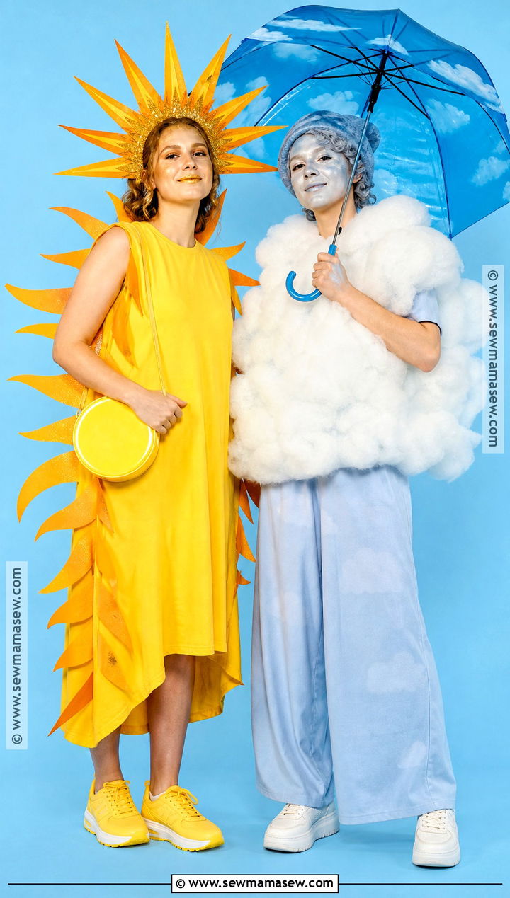Sun And Cloud Costume For Two - 35 sun costume ideas