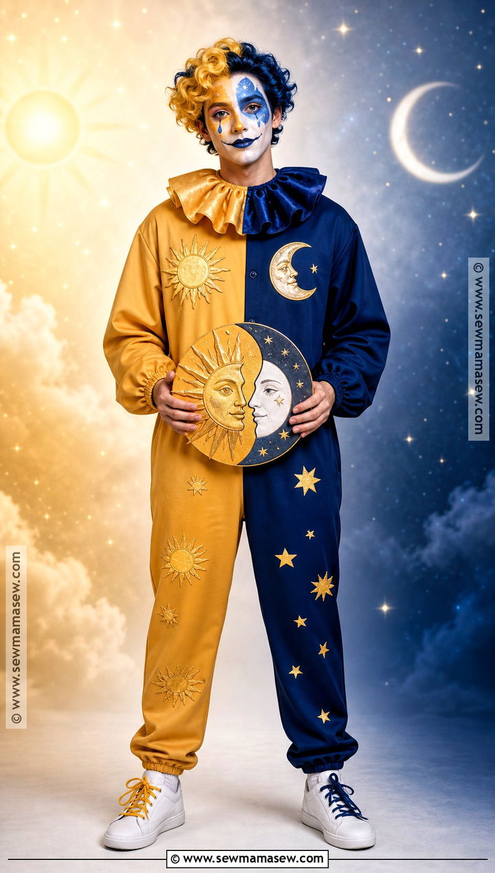 Sun And Moon Clown Costume - 30 Costume Clown Ideas