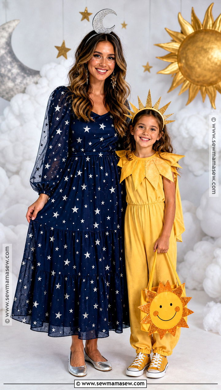 Sun And Moon Costume - 35 mommy and me halloween costumes