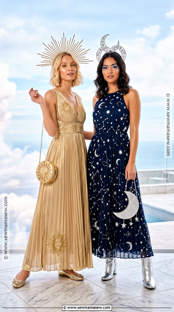 Sun And Moon Costume - 40 blonde and brunette halloween costumes
