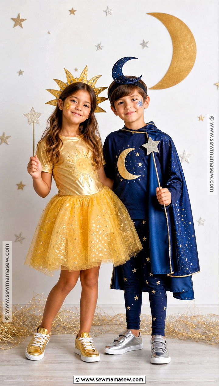 Sun And Moon Costume - 30 brother sister halloween costumes for kids