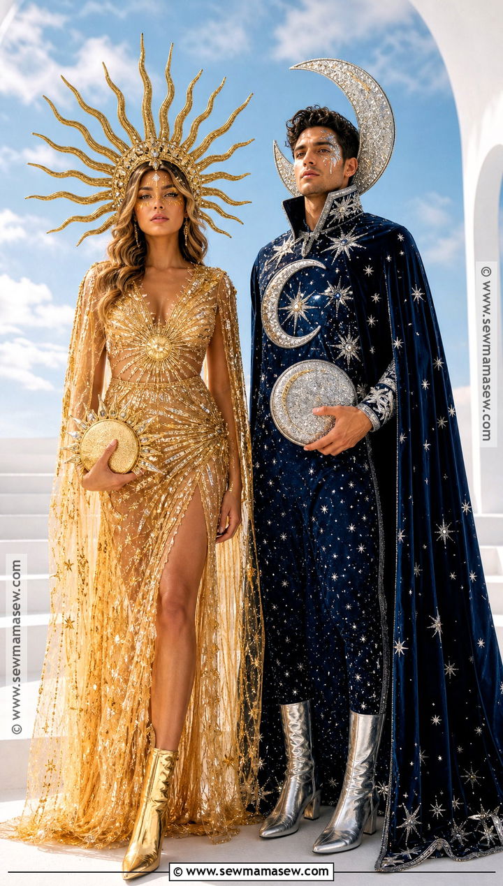 Sun And Moon Couple Costume - 40 couple costume ideas