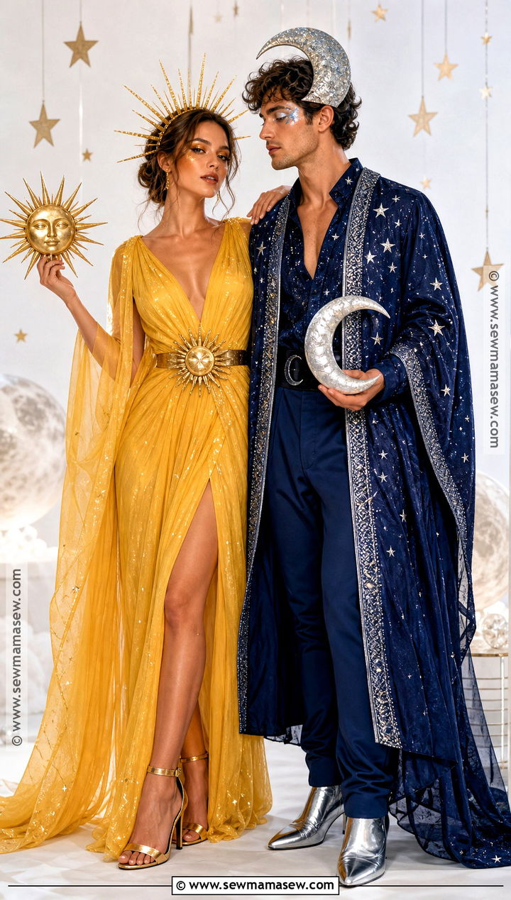 Sun And Moon Couples Costume - 40 Simple Couples Halloween Costume Ideas