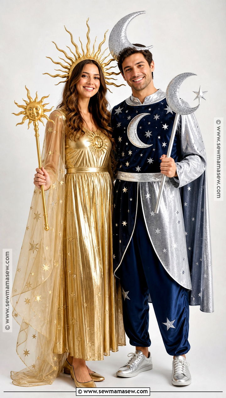 Sun And Moon Couples Costume - 35 cute couples costumes for halloween