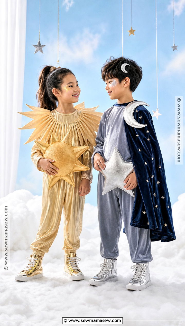 Sun And Moon Sibling Costume - 40 sibling halloween costumes