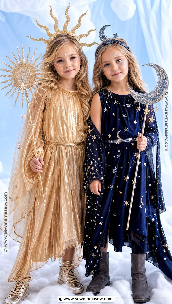 Sun And Moon Twin Costume - 35 twin costume ideas
