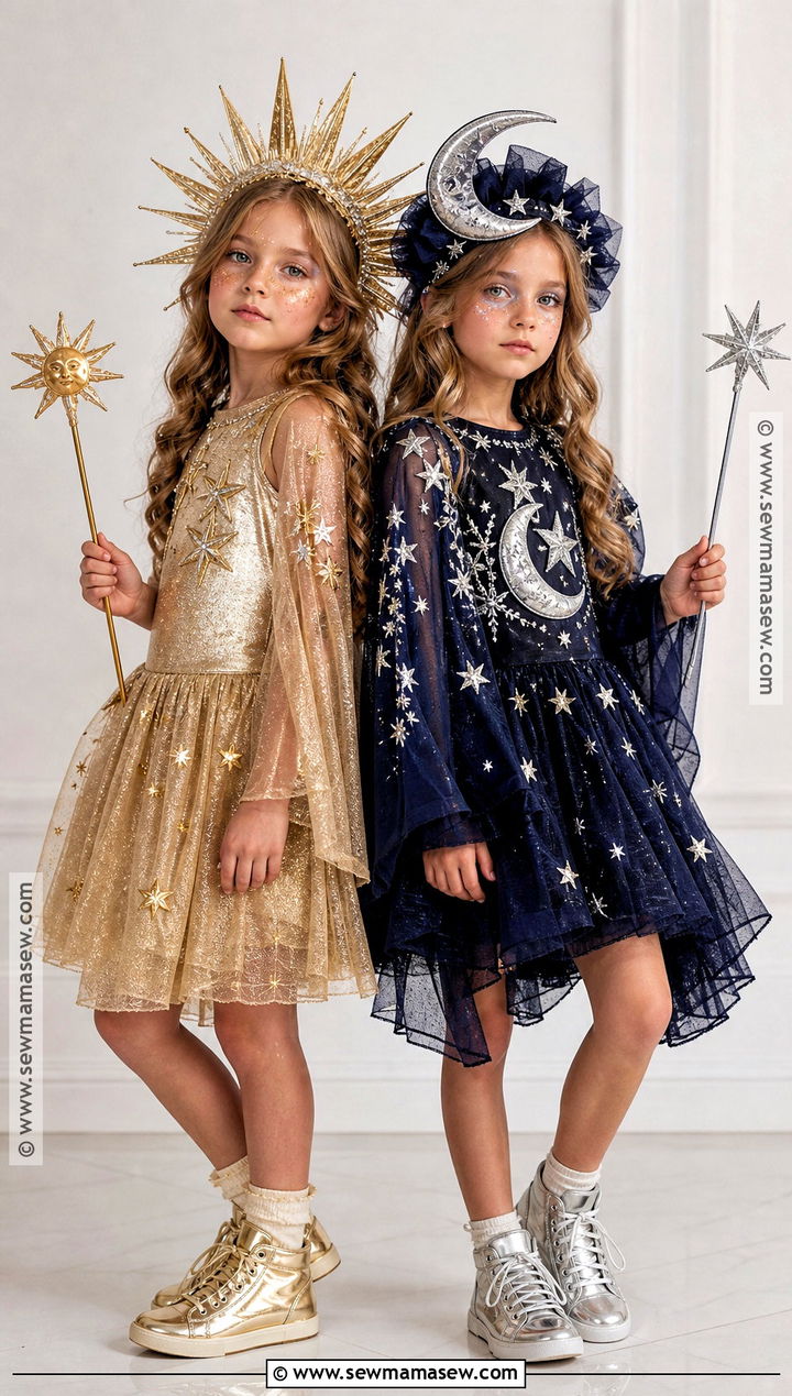 Sun And Moon Twin Costume - 30 Twin Costume Ideas
