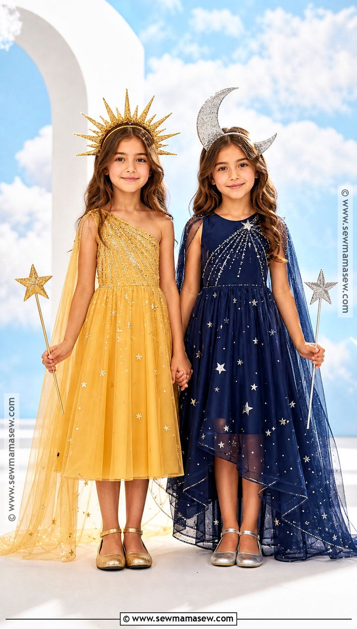 Sun And Moon Twins Costume - 30 twins costume ideas