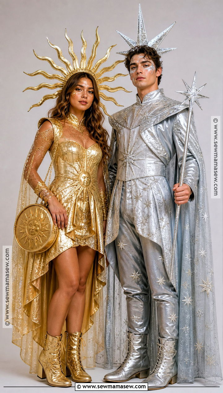 Sun And Star Couple Costume - 35 star costume ideas