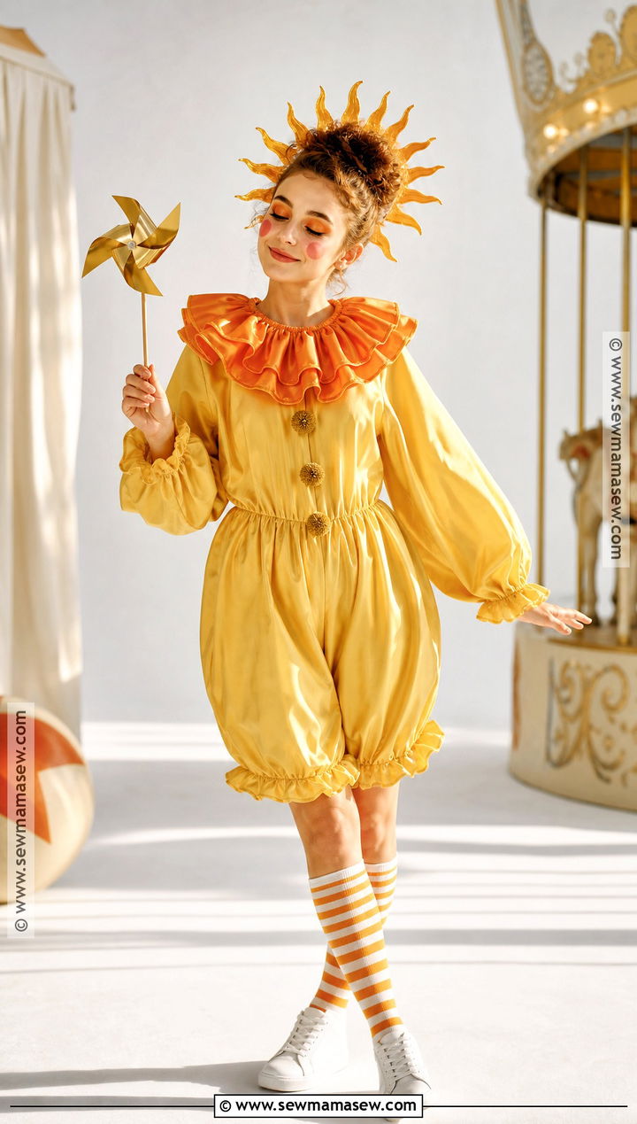 Sun Clown Costume - 35 clown costume inspo ideas