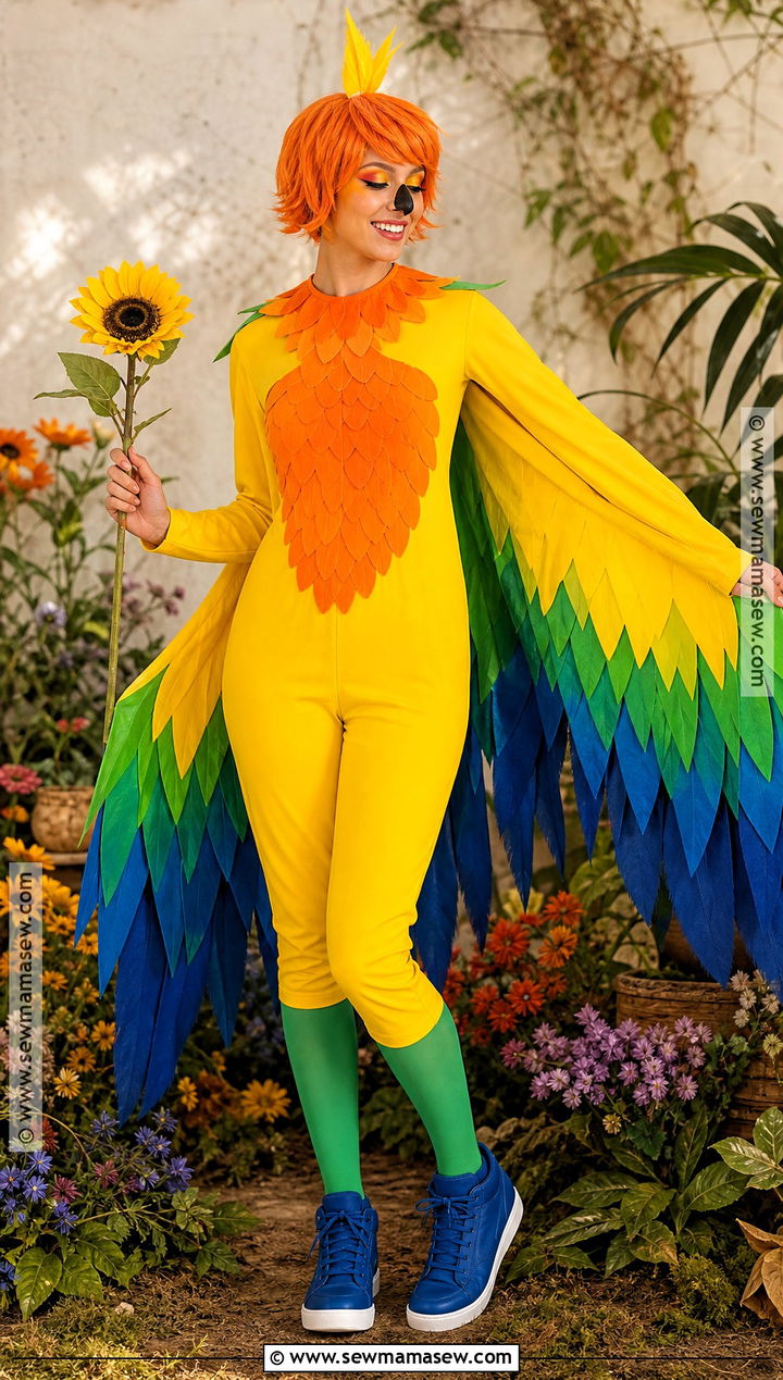 Sun Conure Parrot Costume - 35 parrot costume ideas