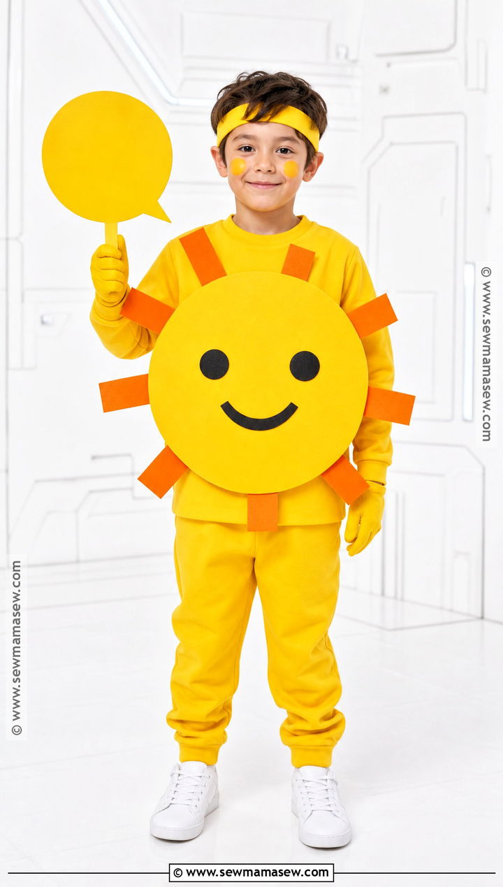 Sun Emoji Costume - 30 sun costume ideas for kids