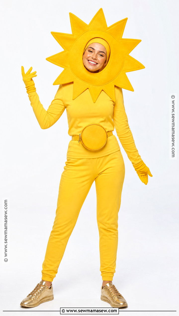 Sun Face Costume - 30 Sun Halloween Costume Ideas
