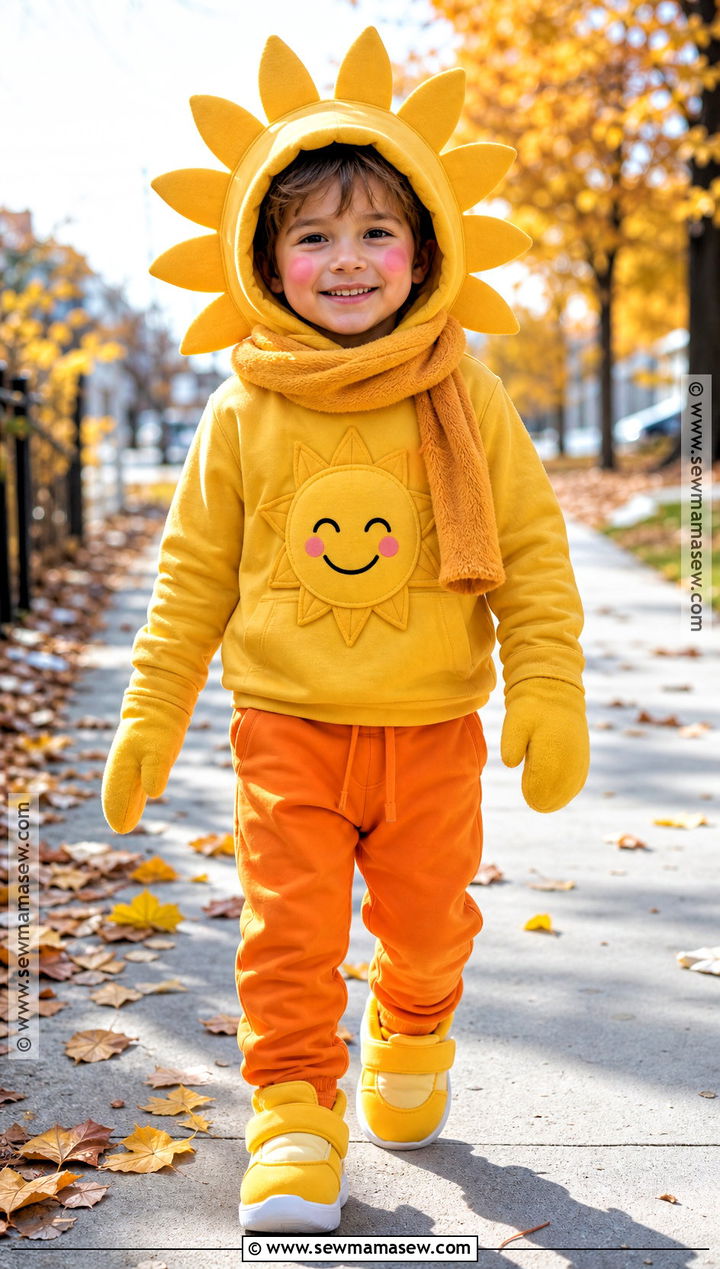 Sun Hoodie Costume - 30 sun costume ideas for kids