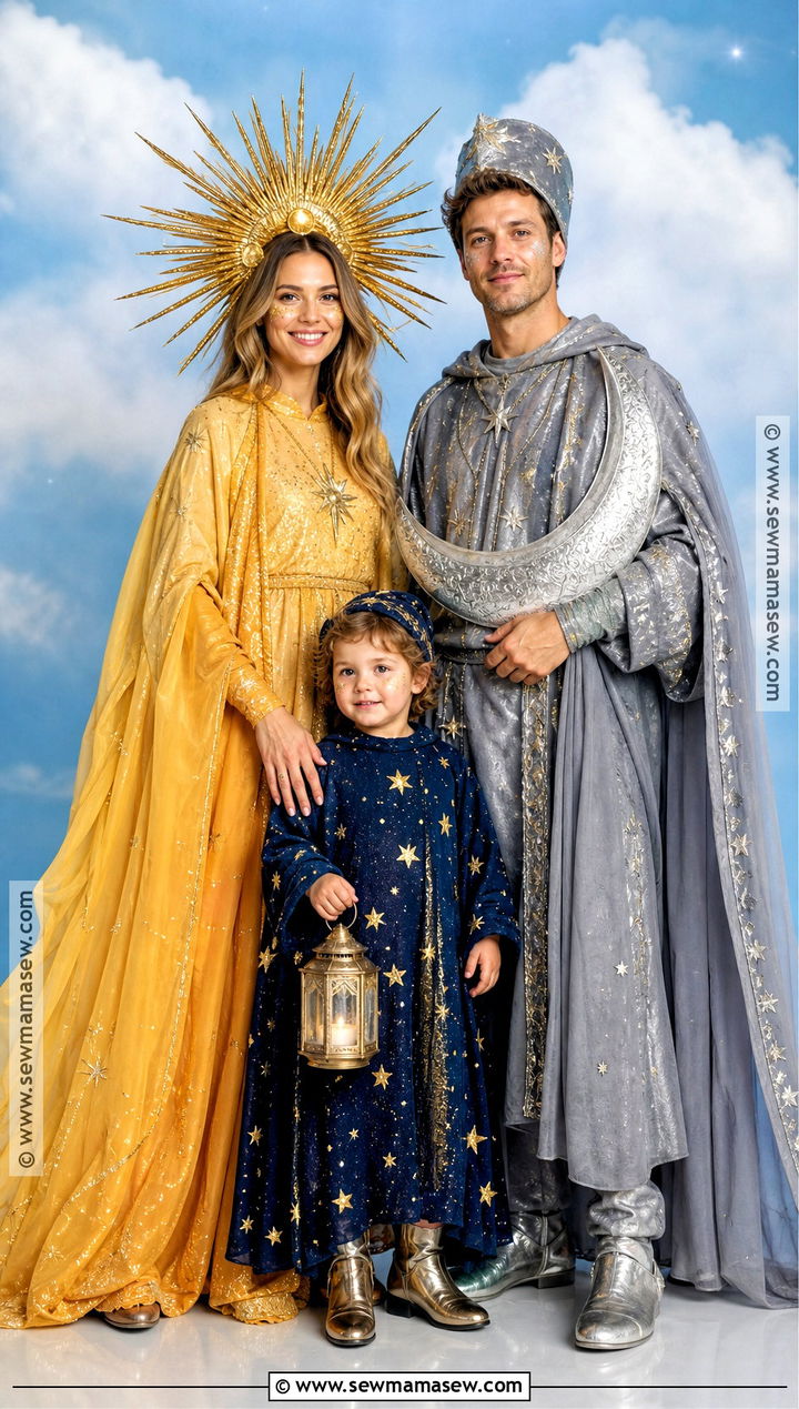 Sun Moon And Star Costume - 30 family costumes for 3