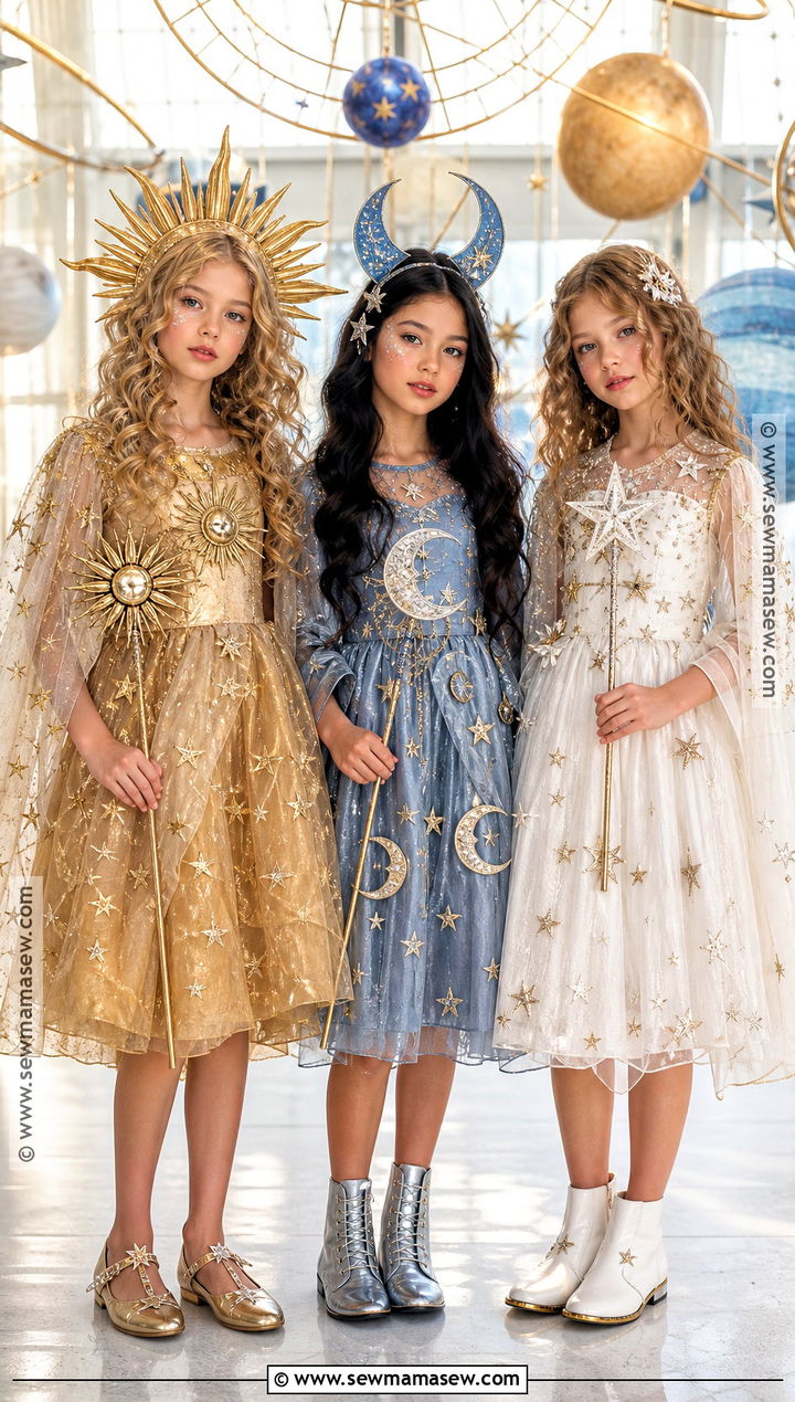 Sun Moon And Star Costume - 30 3 girls halloween costumes