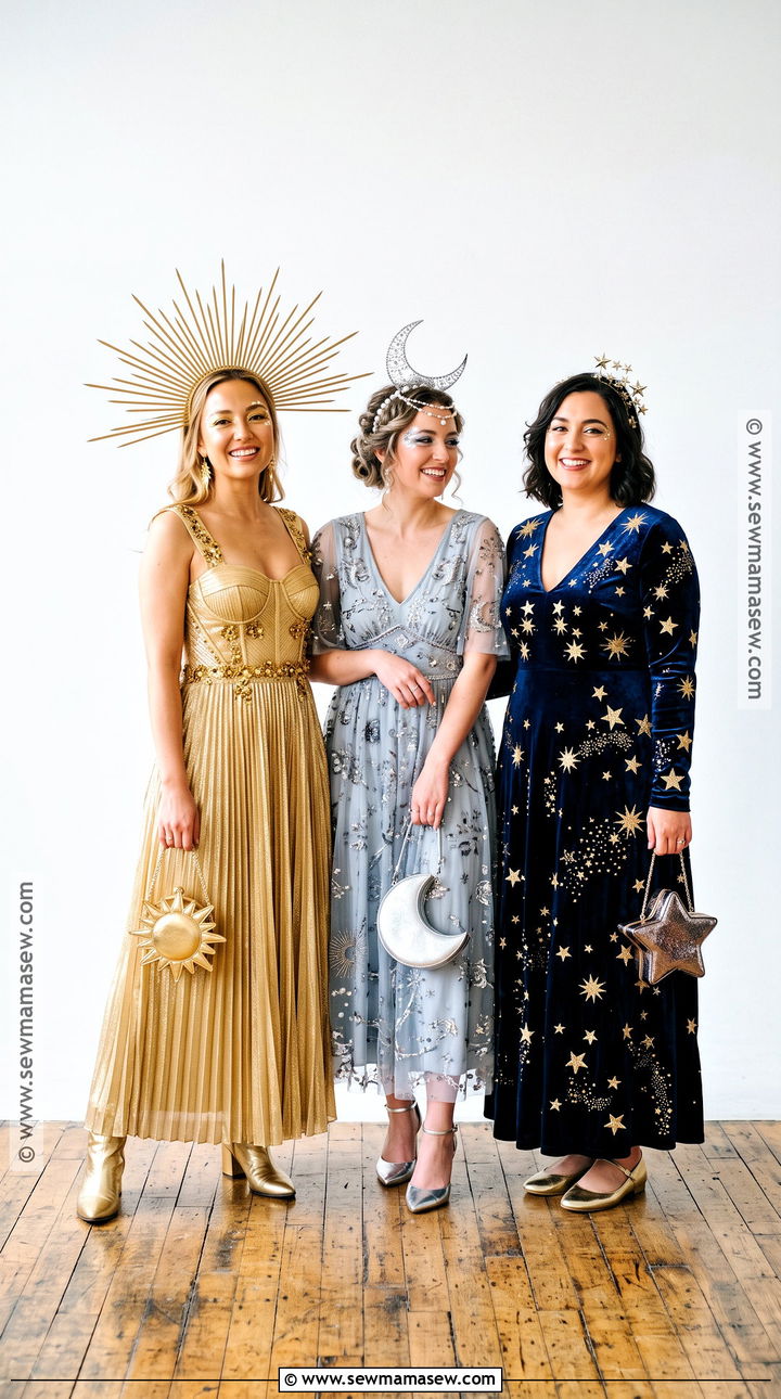Sun Moon And Star Trio Costume - 30 costume ideas for 3 for friends