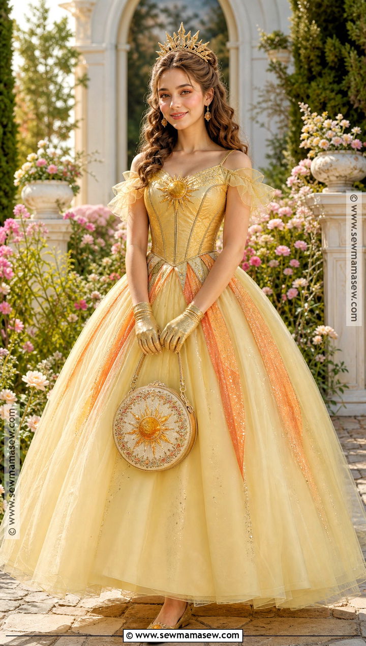 Sun Princess Costume With Full Skirt - 35 sun costume ideas