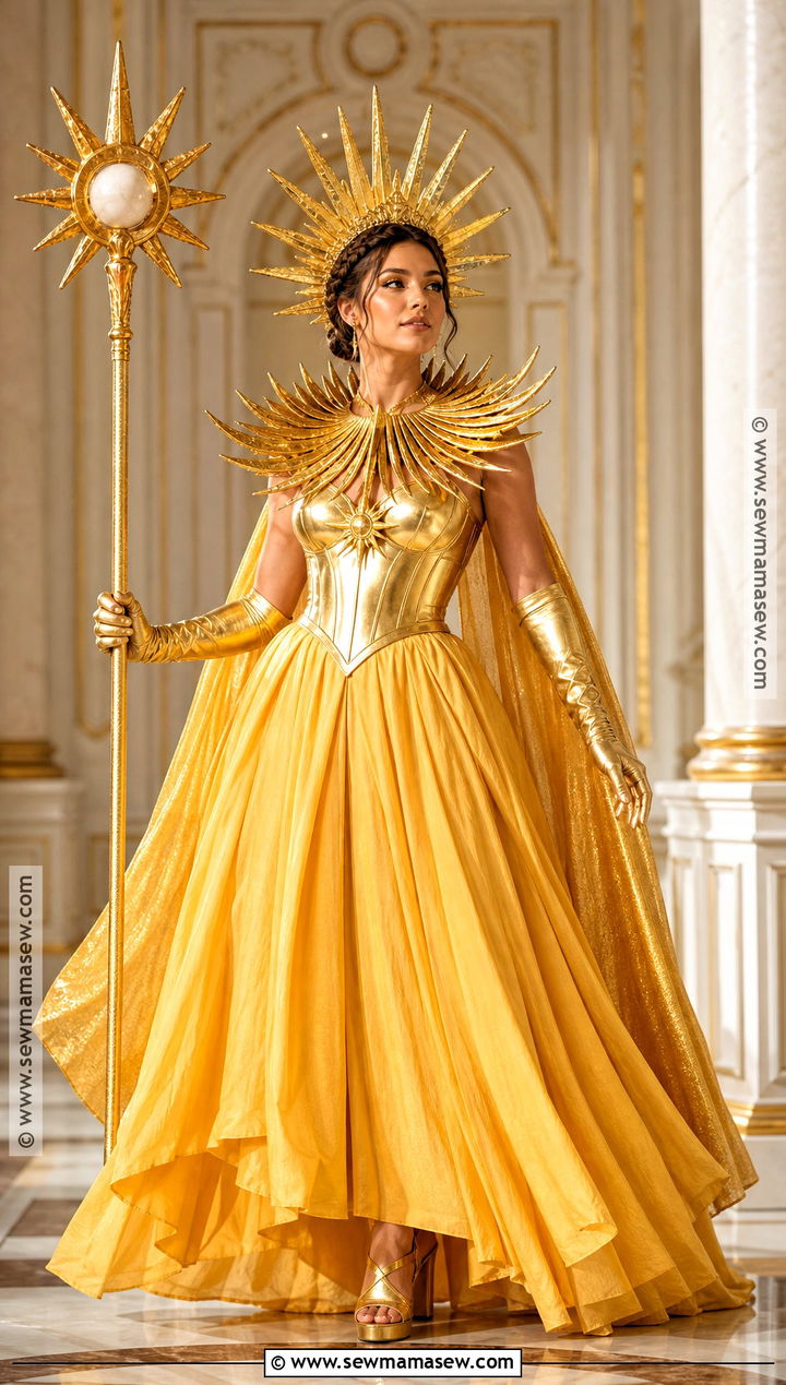 Sun Queen Costume - 30 Sun Halloween Costume Ideas