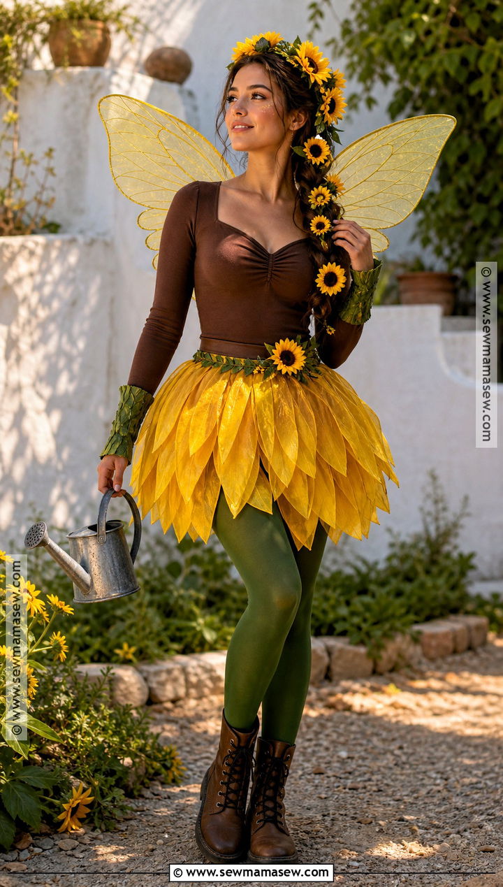 Sunflower Fairy Costume - 35 halloween costumes fairy