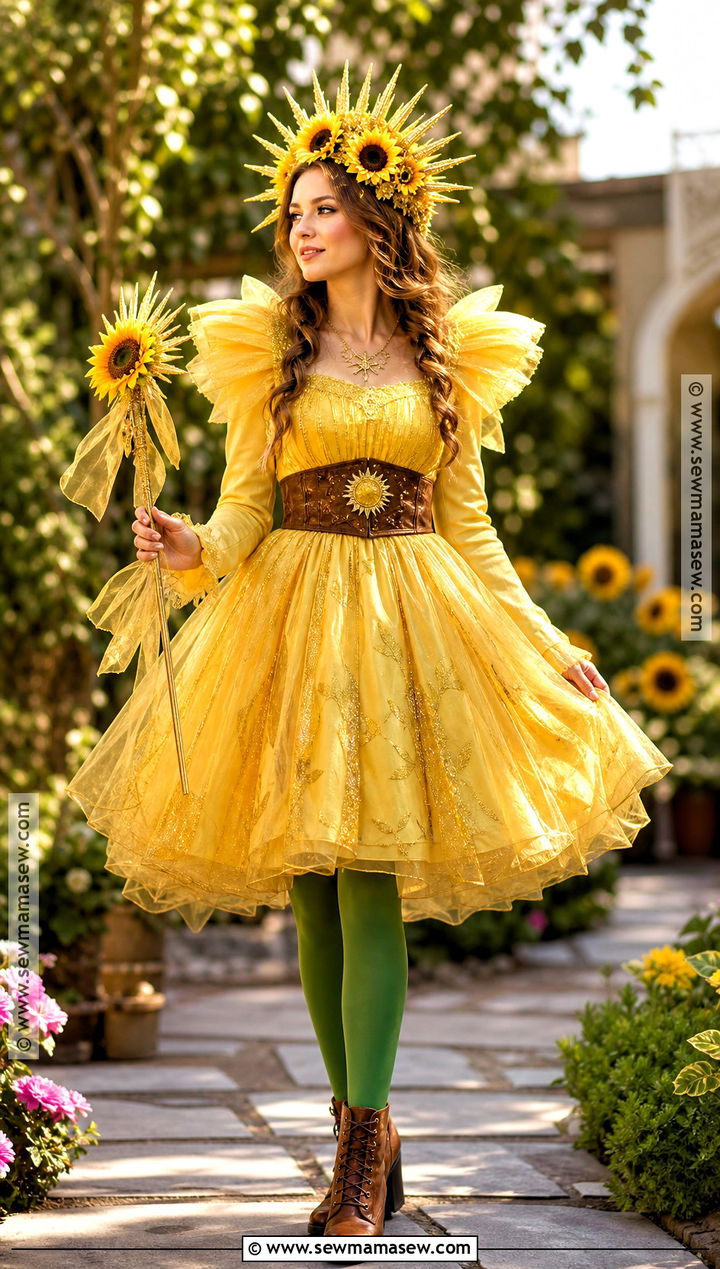 Sunflower Sun Costume - 35 sun costume ideas