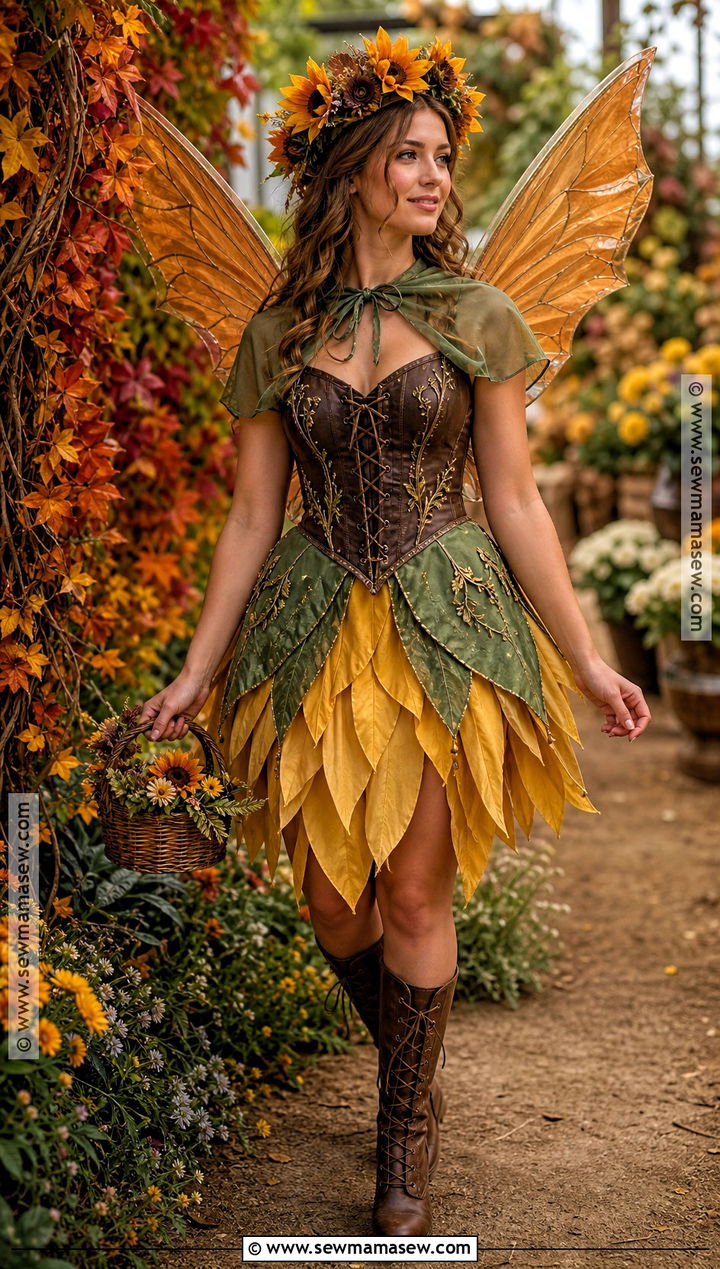 Sunflower Thumbelina Costume - 30 thumbelina costume ideas