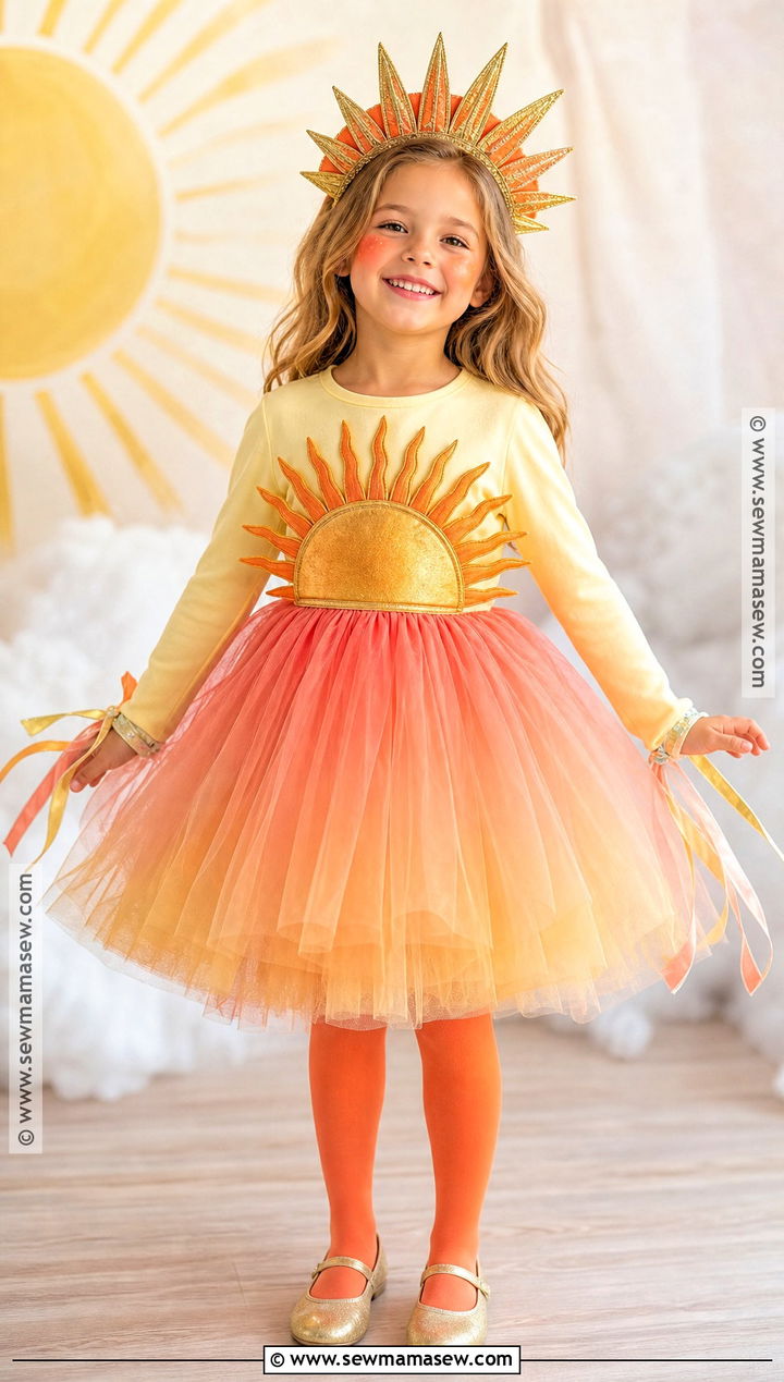 Sunrise Sun Costume - 30 sun costume ideas for kids