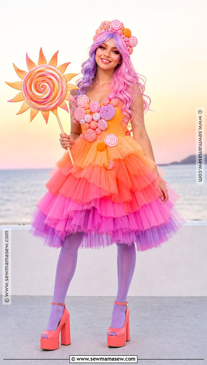 Sunset Ombre California Girls Costume - 30 California Girls Costume Ideas