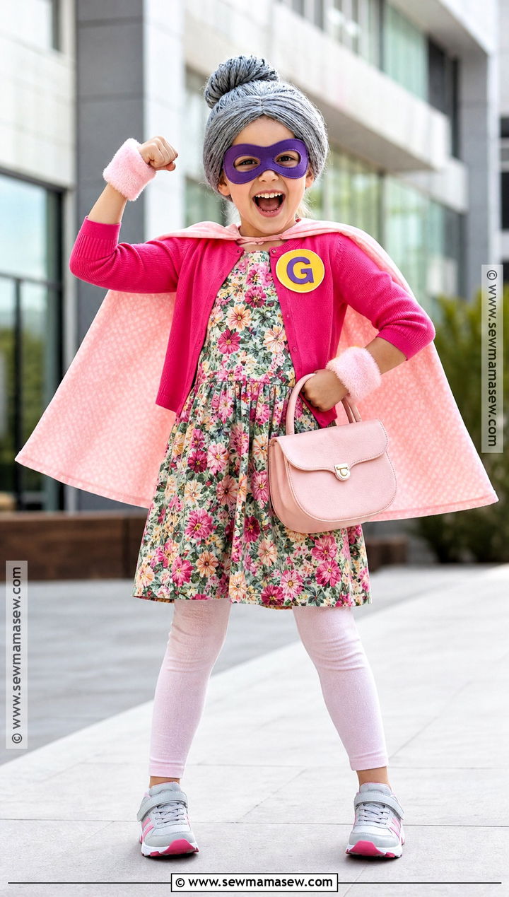 Super Grandma Costume - 30 kids old lady costume ideas